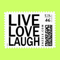 Live Love Laugh postage by tshirtfun Live Love Laugh postage