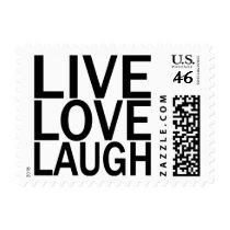 Live Love Laugh Postage Stamp