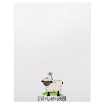 live-love-laugh-sheep customized letterhead