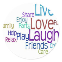 Live Love Laugh stickers