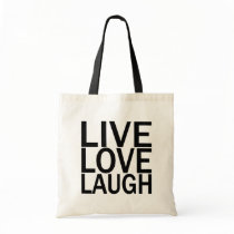 Live Love Laugh totebag