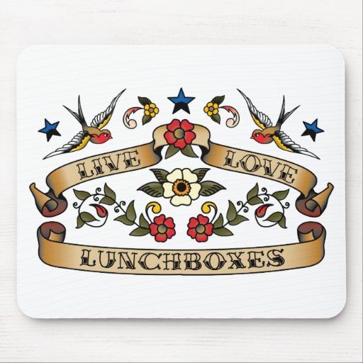 Live Love Lunchboxes Mouse Mats