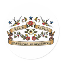 Live Love Materials Engineering stickers by 1000suns Live Love Materials Engineering stickers