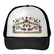 Live Love Medical Transcription Mesh Hats