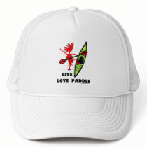 Live Love Paddle hats