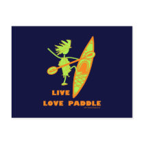 Live Love Paddle postcards
