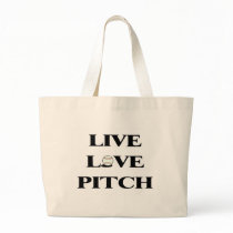 Live Love Pitch bags by TeeZazzle Live Love Pitch bags