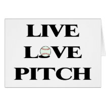 Live Love Pitch cards by TeeZazzle Live Love Pitch cards