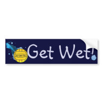 Live Love Polo - Water Polo Humor Bumper Sticker