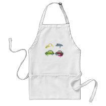 Live Love Recycle Green Customizable aprons