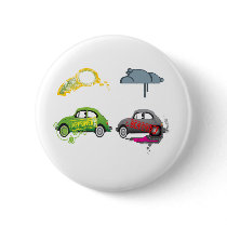 Live Love Recycle Green Customizable buttons
