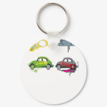 Live Love Recycle Green Customizable keychains