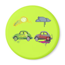 Live Love Recycle Green Customizable magnets
