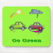 Live Love Recycle Green Customizable mousepads