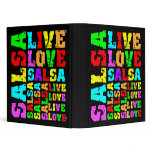 Live love salsa vinyl binders