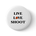 Live Love Shoot (Basketball) buttons by TeeZazzle Live Love Shoot (Basketball) buttons