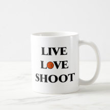 Live Love Shoot Basketball Mugs