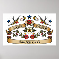 Live Love Skating Print