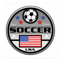 Live Love Soccer America Poster