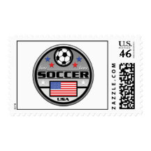 Live Love Soccer America Stamps