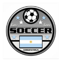 Live Love Soccer Argentina Posters
