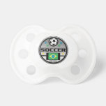 Live Love Soccer Brazil Baby Pacifier