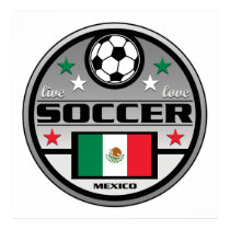 Live Love Soccer Mexico Posters