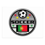 Live Love Soccer Portugal Post Card