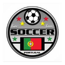 Live Love Soccer Portugal Poster
