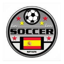 Live Love Soccer Spain Print