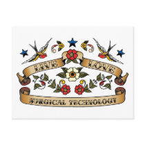 Live Love Surgical Technology postcards by 1000suns Live Love Surgical Technology postcards