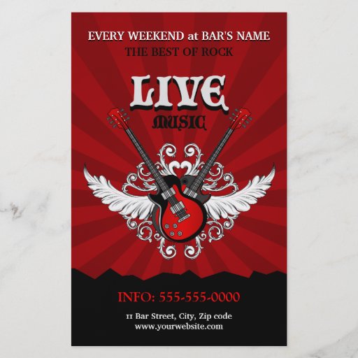 Live Music Concert / Party flyer