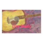 Live Music Rectangle Stickers