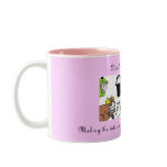 Live Nerd Repeat Coffe Mug (Pink)