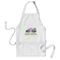 Live Non-Violently aprons by orsobear Live Non-Violently aprons