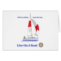 Live On A Boat cards by FloridaSiren Live On A Boat cards