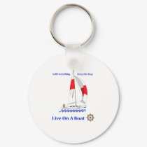 Live On A Boat keychains by FloridaSiren Live On A Boat keychains