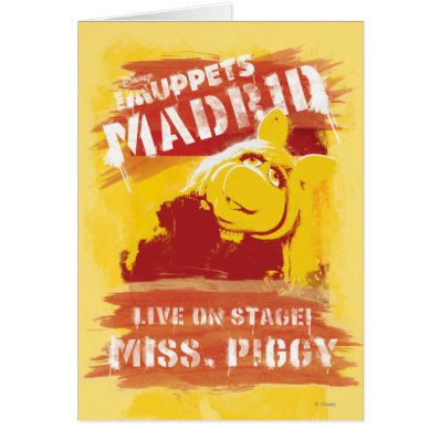 Live on Stage! Miss Piggy Card