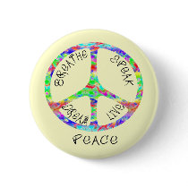 Live Peace Buttons by wingedturtle Live Peace Buttons