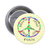 Live Peace Buttons