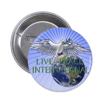 Live Peace International buttons