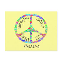 Live Peace Postcards