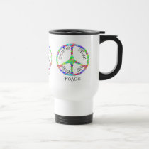 Live Peace Travel Mugs
