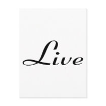 Live postcards by AutismZazzle Live postcards
