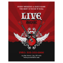 Live Rock Music Concert / Party flyer