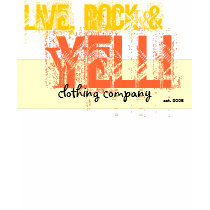 LIVE, ROCK & YELL - 80s T-shirt by Robfather LIVE, ROCK & YELL - 80s T-shirt