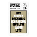 LIVE SIMPLY ♥ DREAM BIG STAMPS