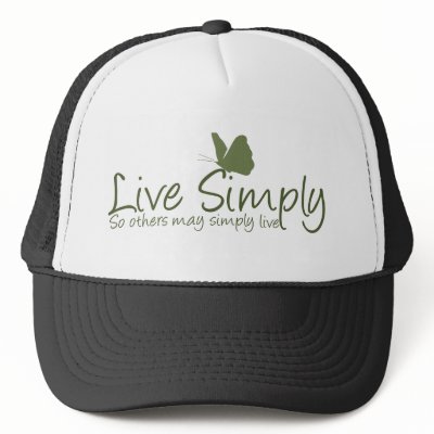 Live Simply Hat