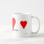 Live Simply Hearts Mug