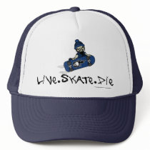 Live Skate Die Hat by screwballgraphics Live Skate Die Hat
